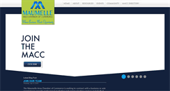 Desktop Screenshot of maumellechamber.com